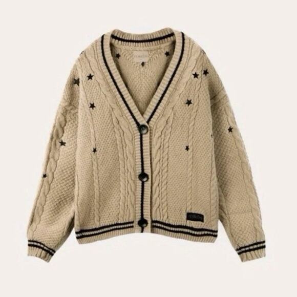 SHIPS IN 24 HRS Taylor Swift FEARLESS CARDIGAN In Hand Brand New LARGE - Picture 1 of 8